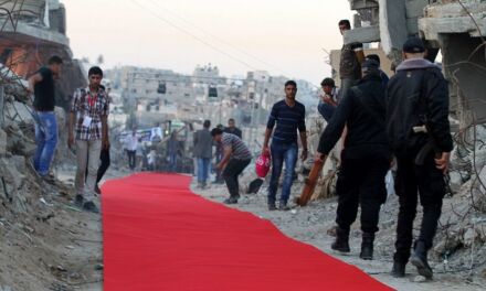Le tapis rouge d’un festival de film à Gaza pour dénoncer la cruauté de la guerre